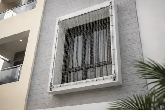 Window Safety Nets detail for BBCL Villa Haven