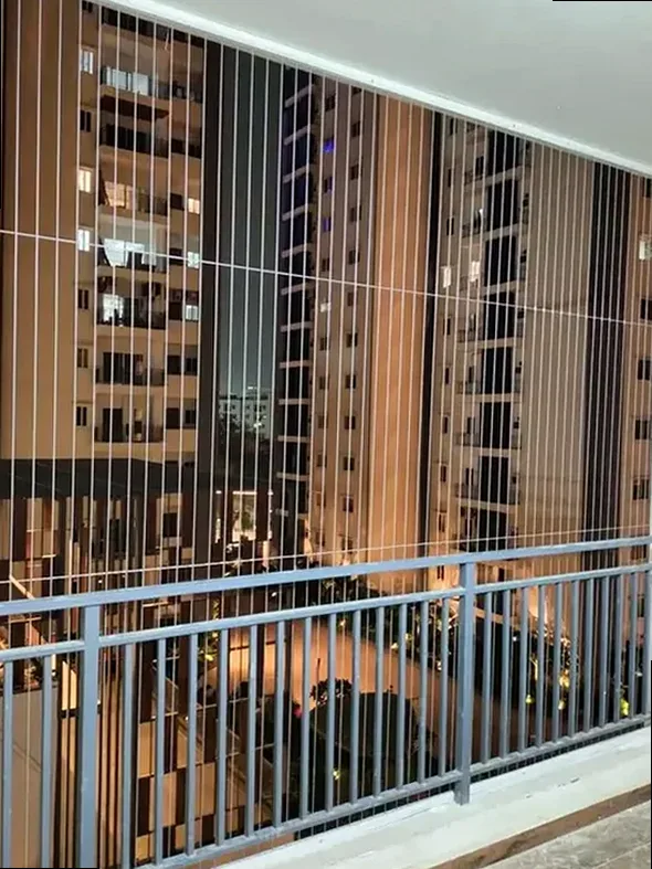 Pigeon Safety Nets detail for House of Hiranandani Egattur