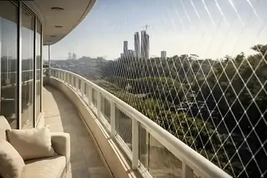 Balcony Safety Nets site context for Jains Inseli Park