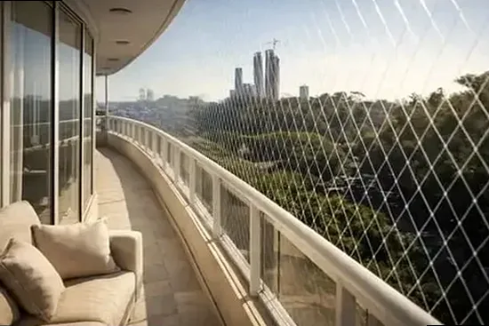 Balcony Safety Nets site context for KG Impressions