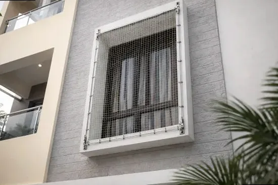 Window Safety Nets detail for SPR Osian Chlorophyll