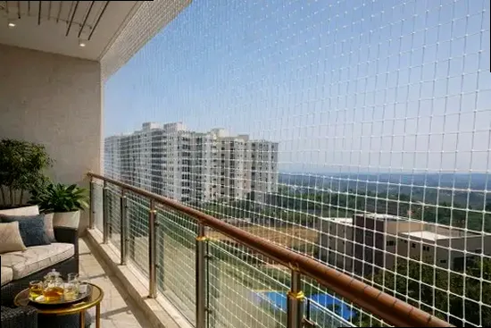 Anti Bird Nets detail for Starwood Towers